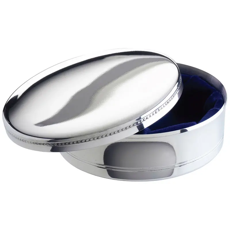 Images Brand 4-Inch Pewter Jewelry Storage Box