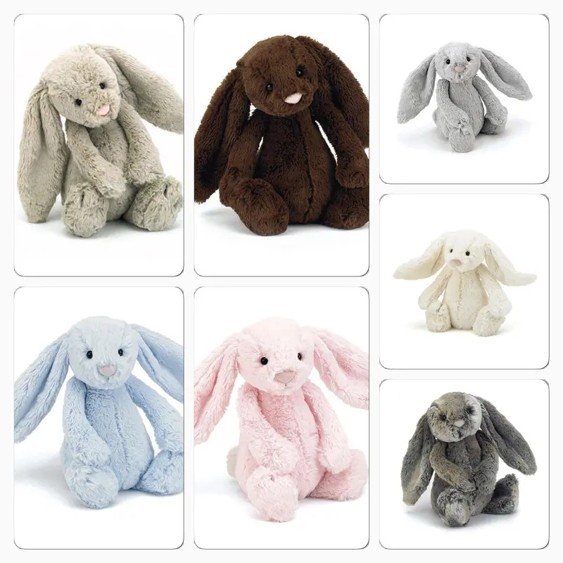Jelly Cat Bashful Bunny Plush – Small Size Adorable Huggable Toy