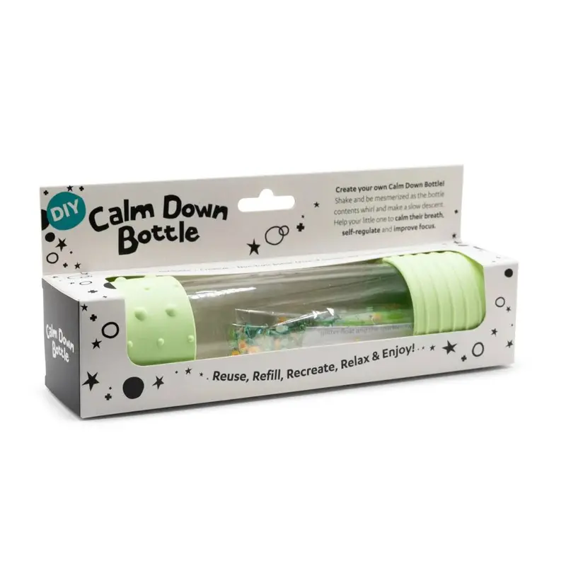 Jellystone Mint-Tinted Calm-Down Sensory Bottle – DIY Shake & Relax Kit