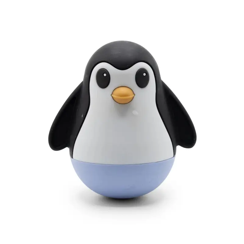 Jellystone Wobbling Penguin Toy – Soft Blue Design