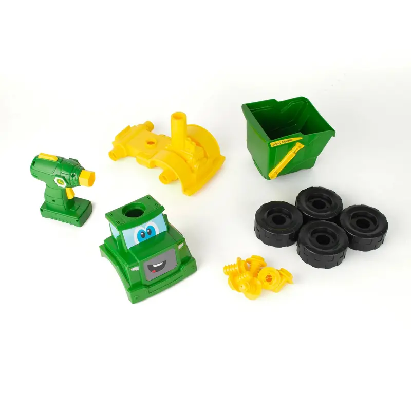 John Deere Build-A-Buddy Green Dump Truck Playset