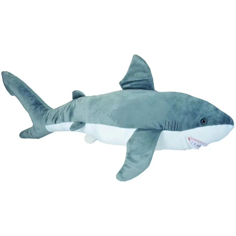 Jumbo Great White Shark Plush – Wild Republic Cuddlekins Collection