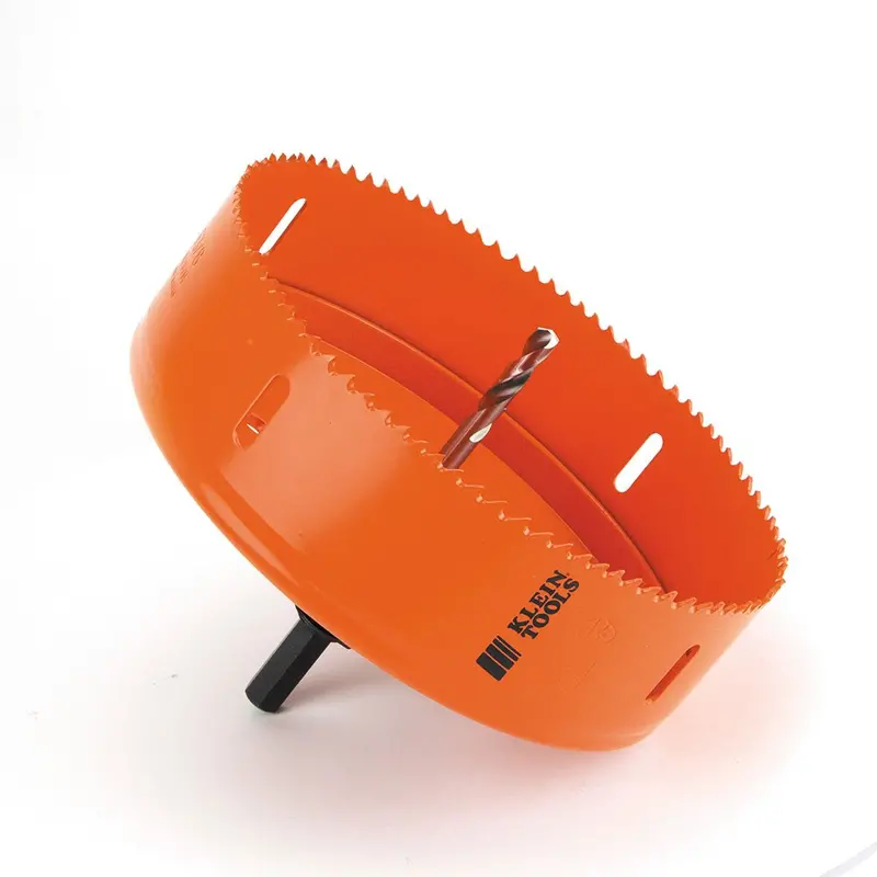 Klein 31900 Bi-Metal Hole Saw — 6-3/8″ Diameter, Durable Construction