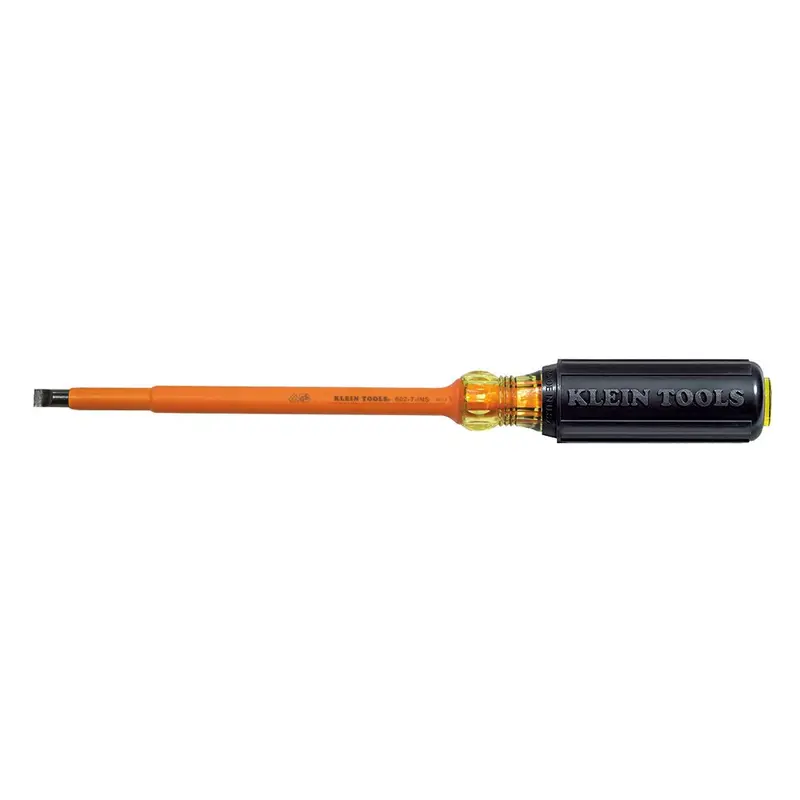 Klein 5/16-Inch Cabinet Tip Insulated Screwdriver – 7-Inch Electrician’s Tool