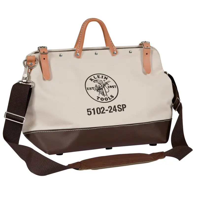 Klein 5102-24SP Premium Deluxe Canvas Tool Bag – 24 Inches