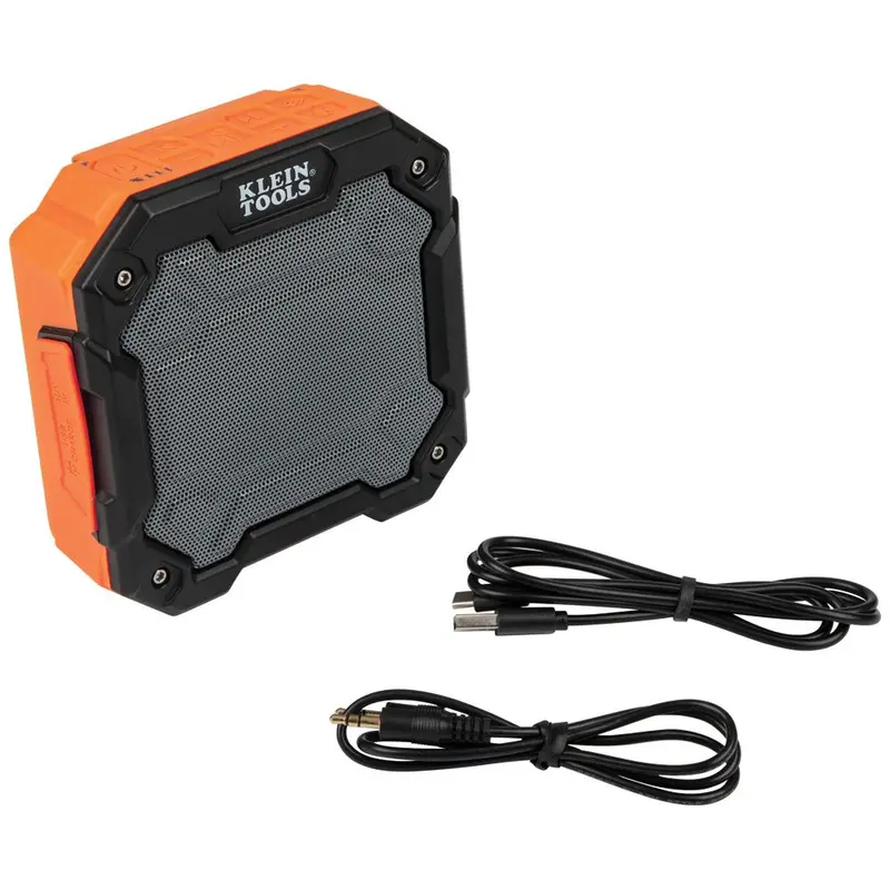 Klein AEPJS3 Rugged Bluetooth Jobsite Speaker – Magnetic Base & Hanging Hook