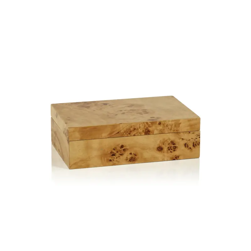 Leiden Small Burl Wood Display Box