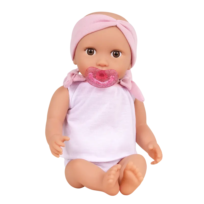 LullaBaby Adorable Baby Doll with Matching Outfit & Accessory
