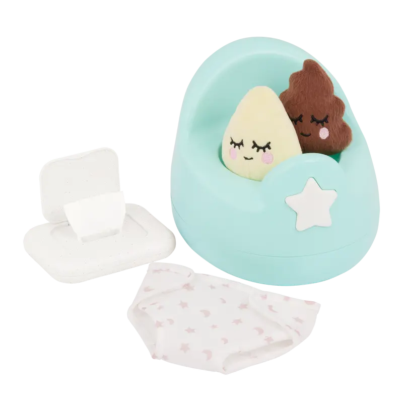 LullaBaby Potty Training Accessory Set for Early Learning Play