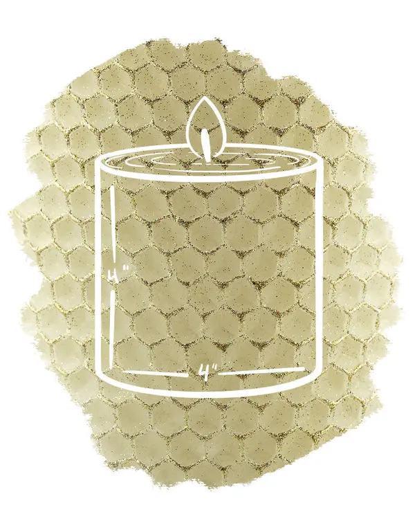 Lumiére Collection – 4-Inch Standard Pillar Candle (Single)