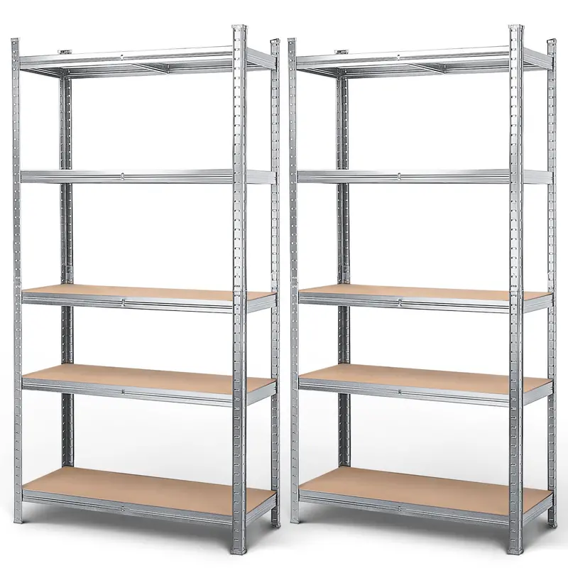 MasterSpec Dual 5-Tier Garage Shelving Units – 1500 x 700 x 300mm Industrial-Grade Steel Storage Racks