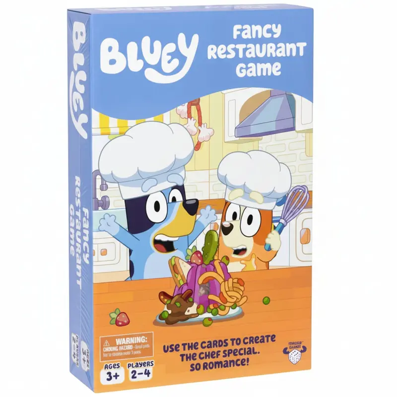 Moose Bluey Restaurant Role-Play Game – Interactive Pretend Dining Set