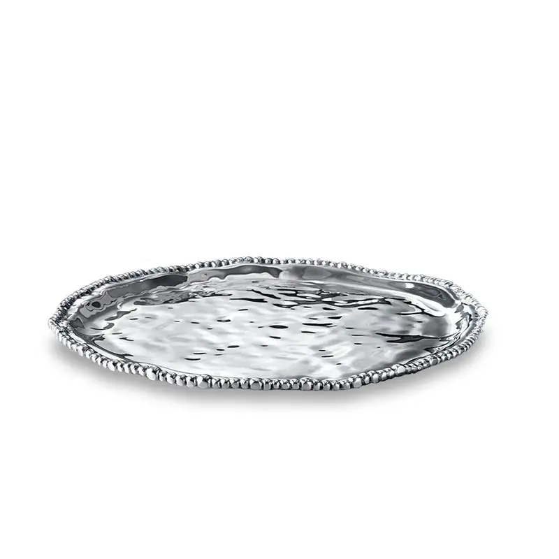 ORGANIC PEARL Nova Round Serving Platter
