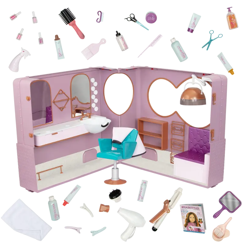 Our Generation Beauty Playset – Salon on Wheels Styling Studio