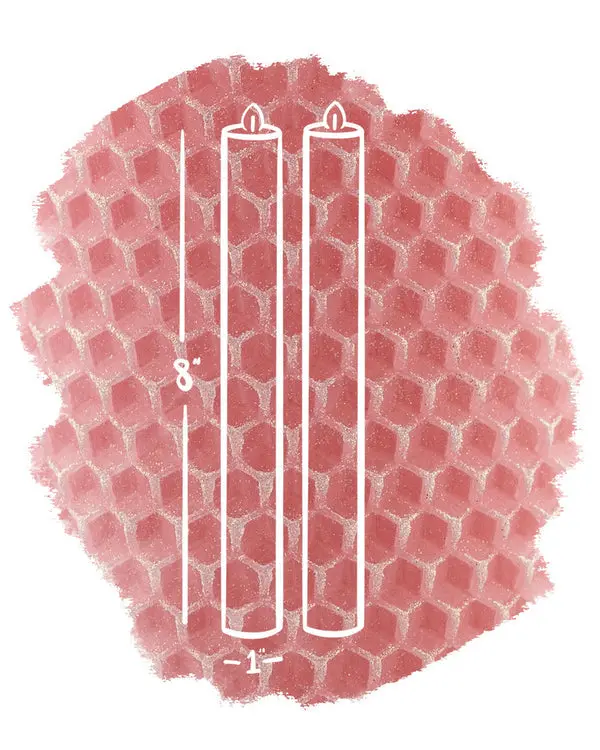 Parfaite Collection – 8-Inch Taper Candles (Pair)