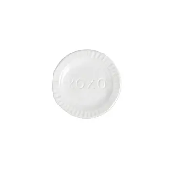 Pietra Serena Ceramic XOXO Accent Plate