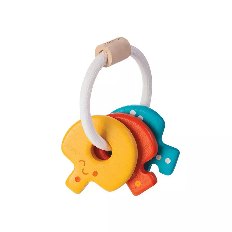 Plan Toys Baby Key Rattle Developmental Toy