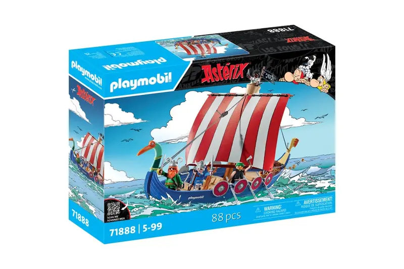 Playmobil Asterix Pirate Ship Adventure Set – 71888 Themed Play Figure Collection