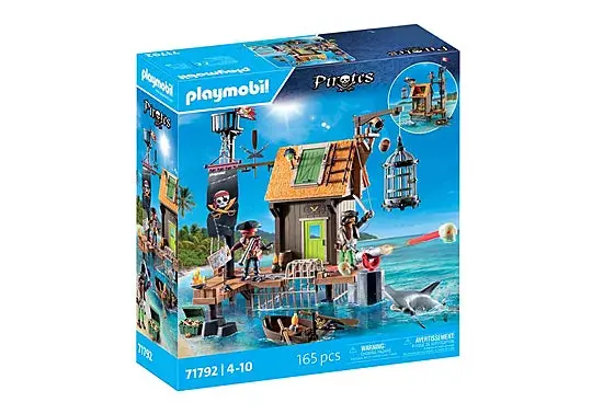 Playmobil Pirate Harbour Playset – 71792 Seaside Adventure Theme
