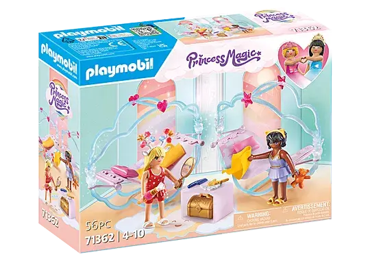 Playmobil Princess Magic Slumber Party in the Clouds – Sleepover-Themed Fantasy Playset (71362)