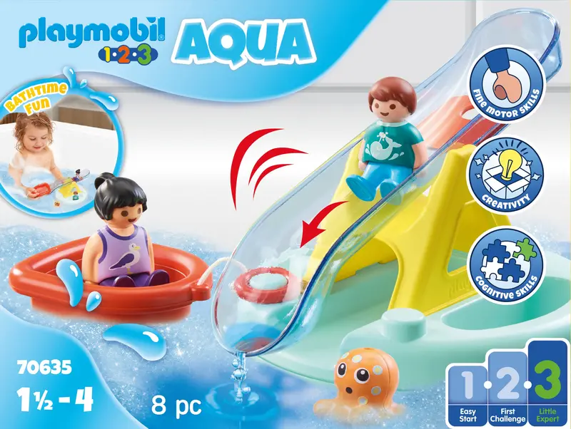 Playmobil Water Seesaw with Boat – Interactive Aquatic Playset 70635