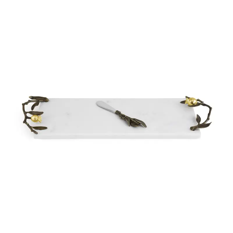 Pomegranate Small Cheese Board with Matching Knife