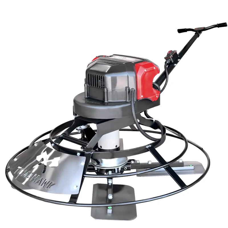 Pre-Order: 30″ Battery-Powered Power Trowel — Includes 18ft Bull Float Handle for Large-Scale Finishing