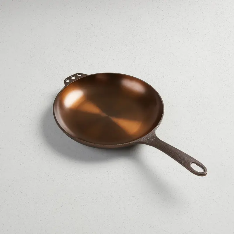 Professional-Grade No. 10 Chef Cast Iron Skillet