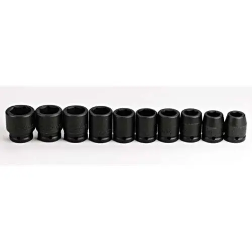 Proto J07500-10 Heavy-Duty 3/4″ Drive 10-Piece Impact Socket Set (6-Point)