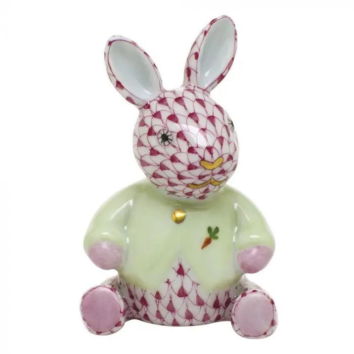Raspberry Sweater Bunny Ornament