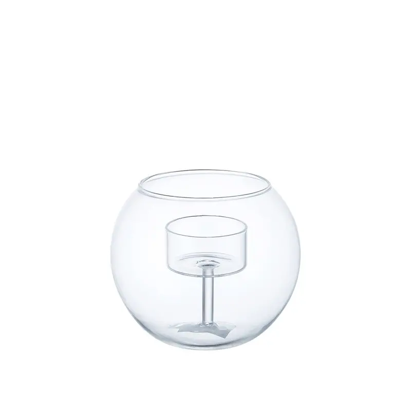 Round Bubble-Textured Votive Candle Holder