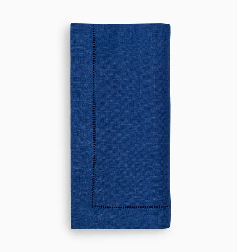 Royal Blue Linen Dinner Napkins – Festival Set of 4