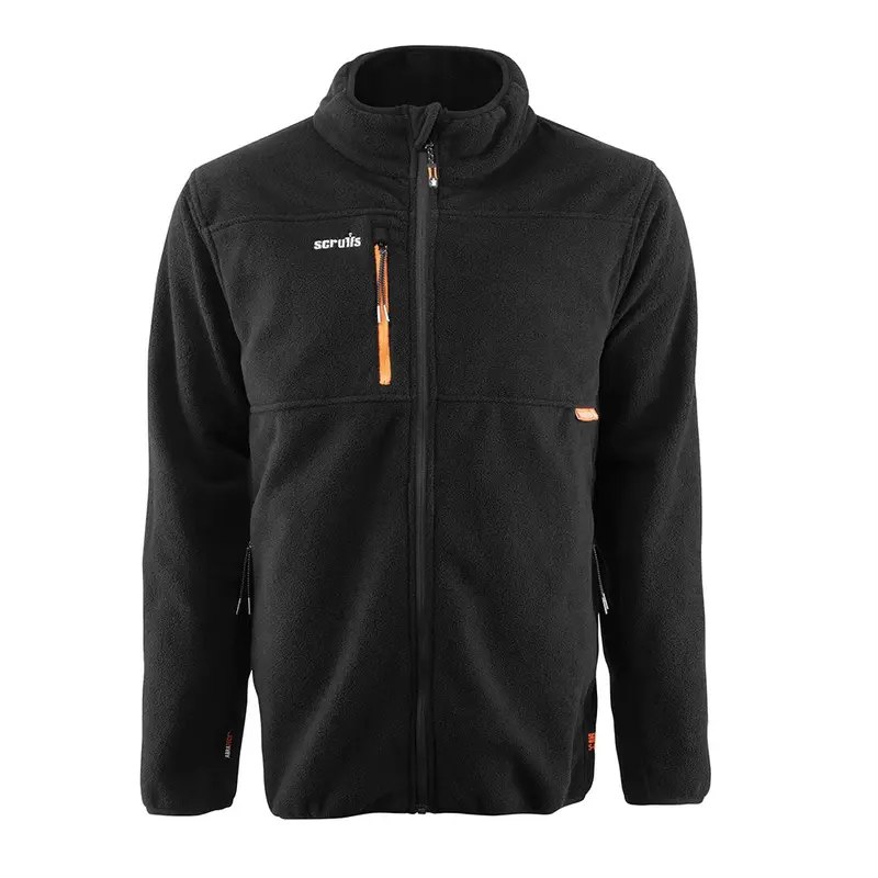 Scruffs Eco Abratect Fleece Jacket – Black Thermal Workwear Layer