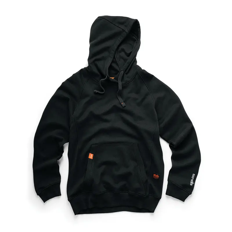 Scruffs Eco-Friendly Worker Hoodie – Sustainable Black Design