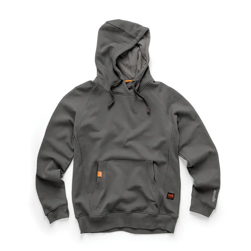 Scruffs Eco Worker Hoodie – Graphite Organic Cotton Hooded Top