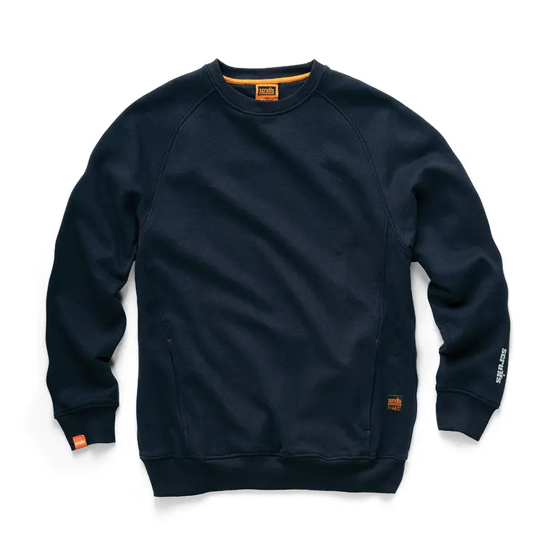 Scruffs Eco Worker Sweatshirt – Navy Organic Cotton Pullover