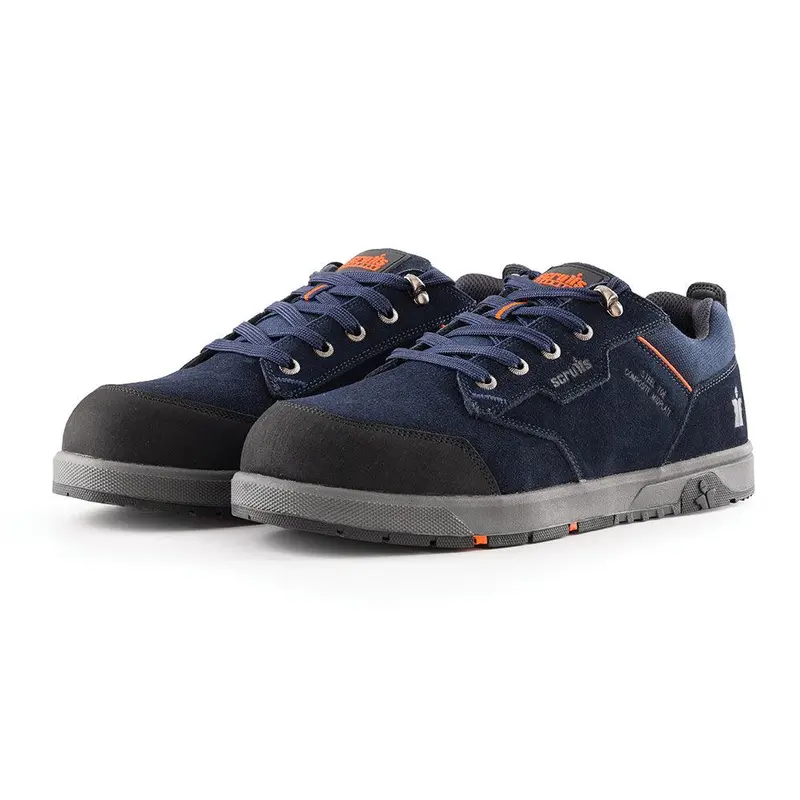 Scruffs Halo 3 Safety Trainers in Navy – EN ISO 20345 Certified Footwear