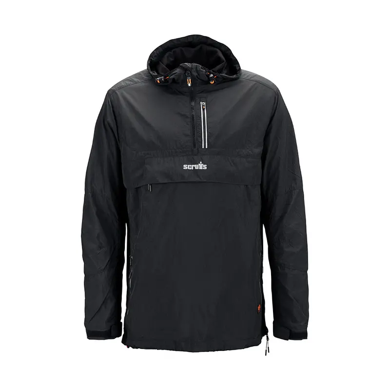 Scruffs Overhead Jacket – Black Full-Zip Lightweight Work Jacket