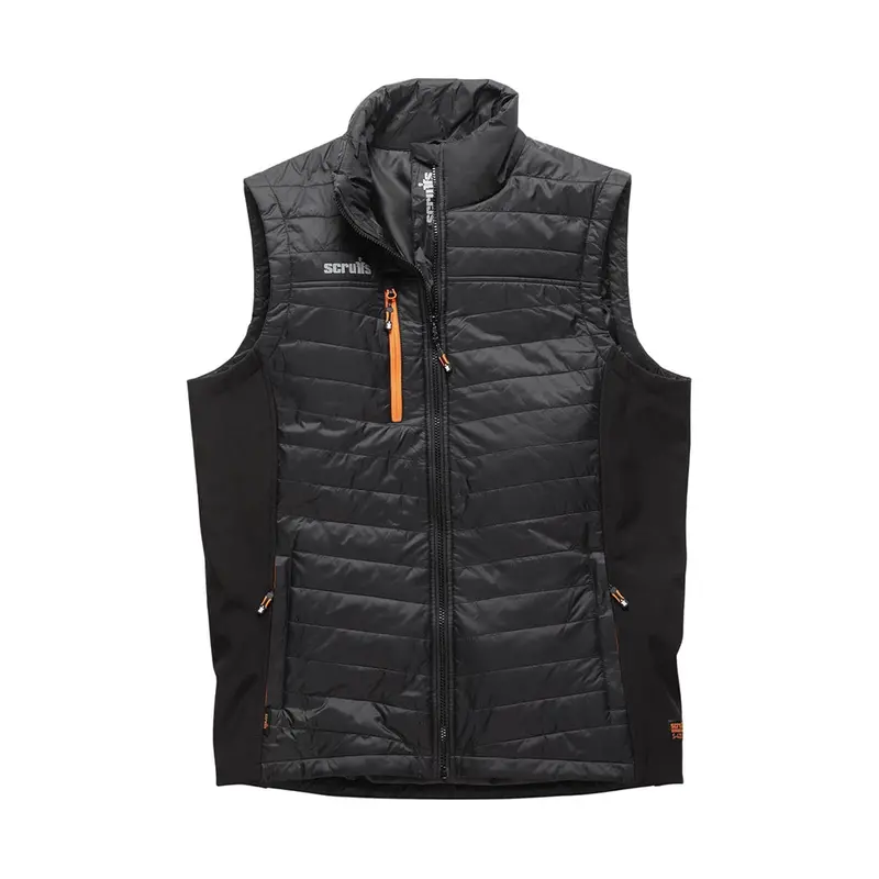 Scruffs Trade Body Warmer – Lightweight Black Insulated Vest