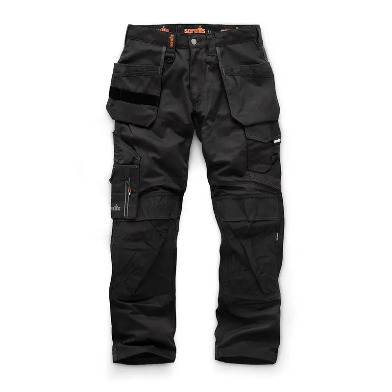 Scruffs Trade Holster Trousers – Durable Black Workwear with Tool Pockets