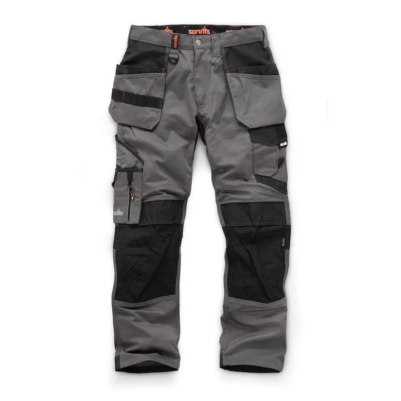 Scruffs Trade Holster Trousers – Graphite-Colored Heavy-Duty Utility Pants