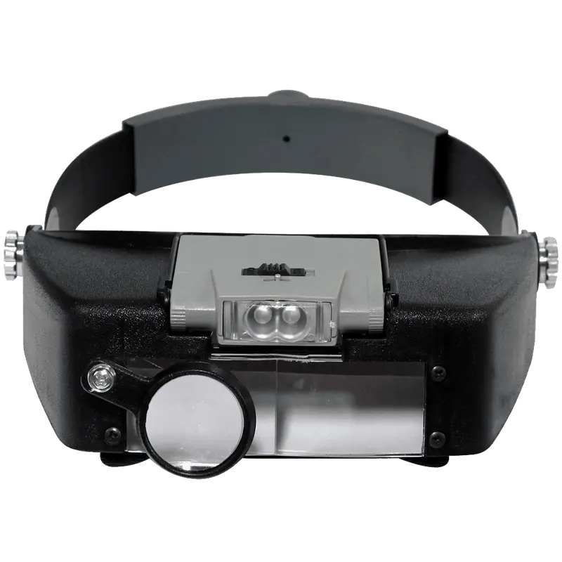 SE MH1047L Adjustable Dual-LED Illuminated Magnifying Loupe for Detailed Work