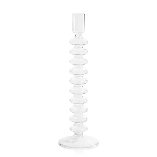 Selena Glass Taper Candle Holder