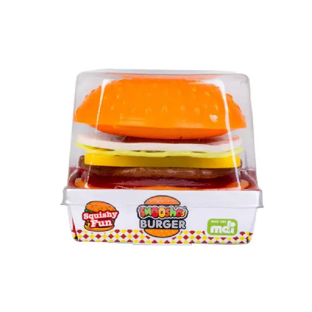 Smooshos Burger-Shaped Squishy Stress Reliever