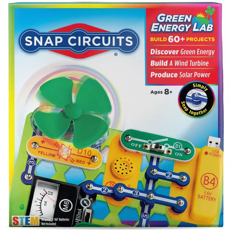 Snap Circuits Green Energy Experiment Lab