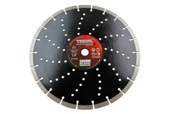 TEIKUTA Masonry Diamond Cutting Blade – 300×20mm Multi-Material Concrete & Brick Blade