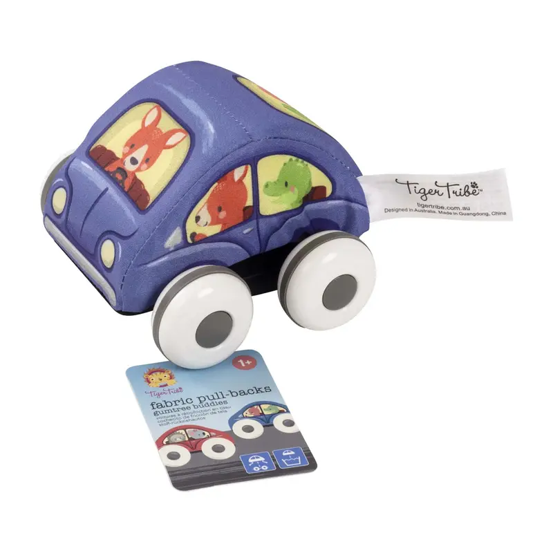 Tiger Tribe Gumtree Fabric Pullback Toys – Soft Australian Nature Figurines