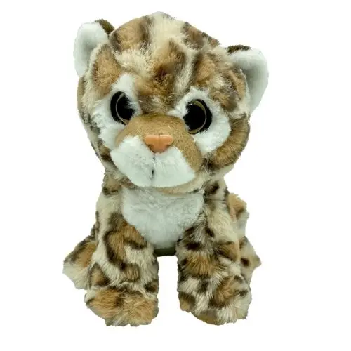Tilly the Leopard Plush (18cm) – Compact Wildcat Huggable Stuffed Animal