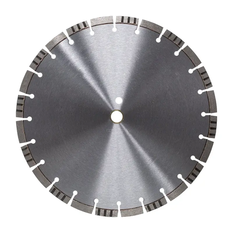 Tomahawk 20″ Turbo Diamond Blade — 12mm Segments for Heavy-Duty Cutting of Concrete, Asphalt, Rebar, Brick & Block