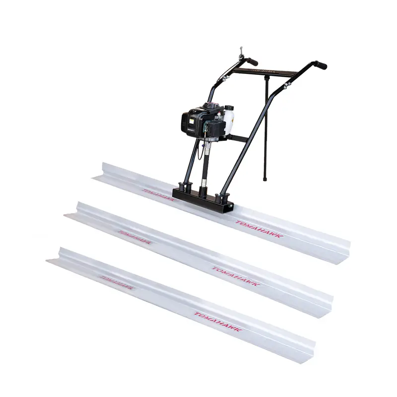 Tomahawk Concrete Power Screed – 3-Blade Aluminum Bundle (Select Your Sizes)